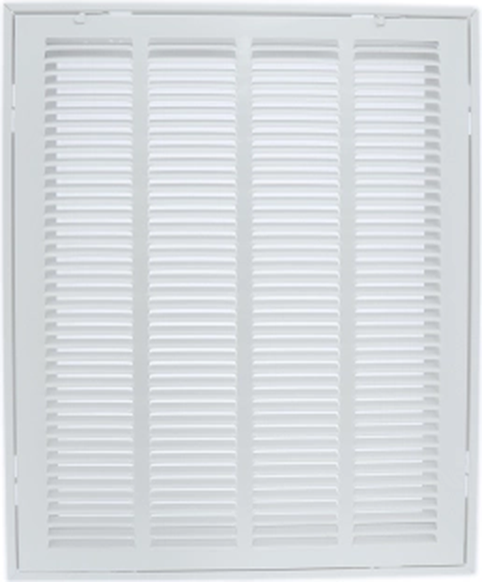 Steel Lanced Return Air Filter Grille, 1/3in. Fin S...