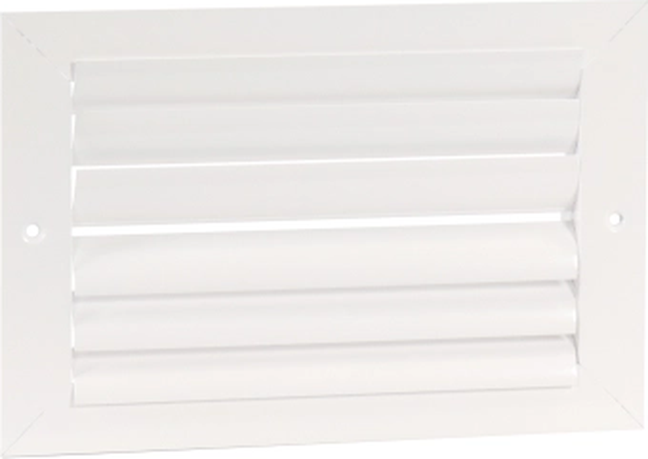 Aluminum Curved Blade, 4-way Register, No damper