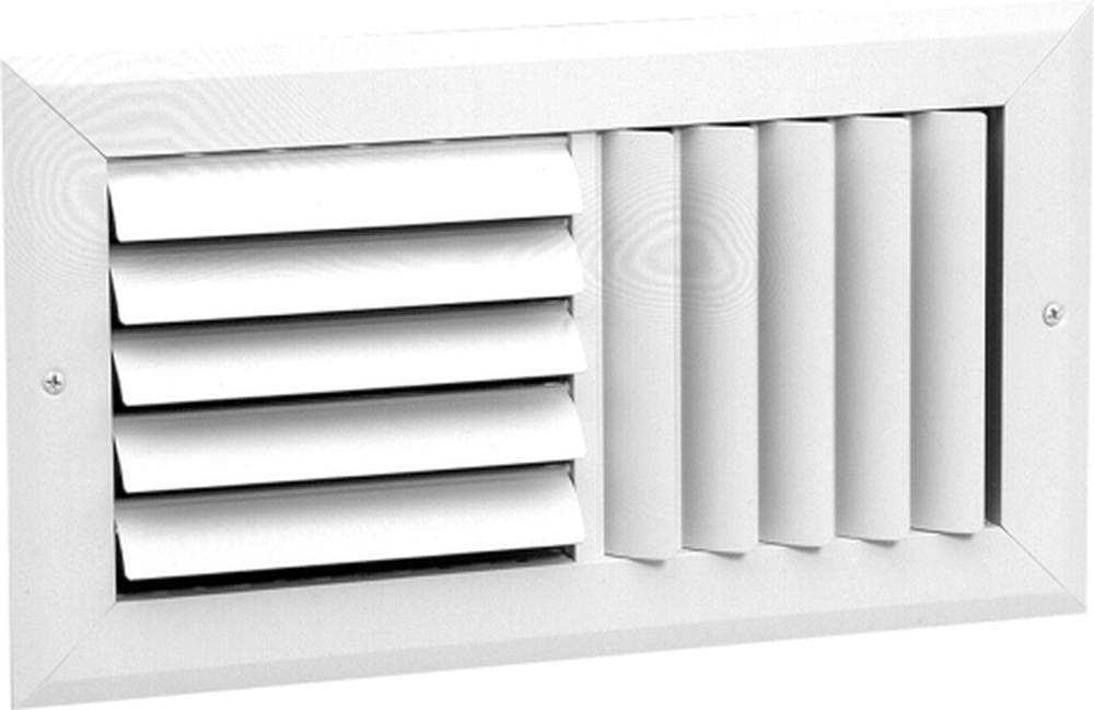 Aluminum Curved Blade, 3-way Register, OBD damper