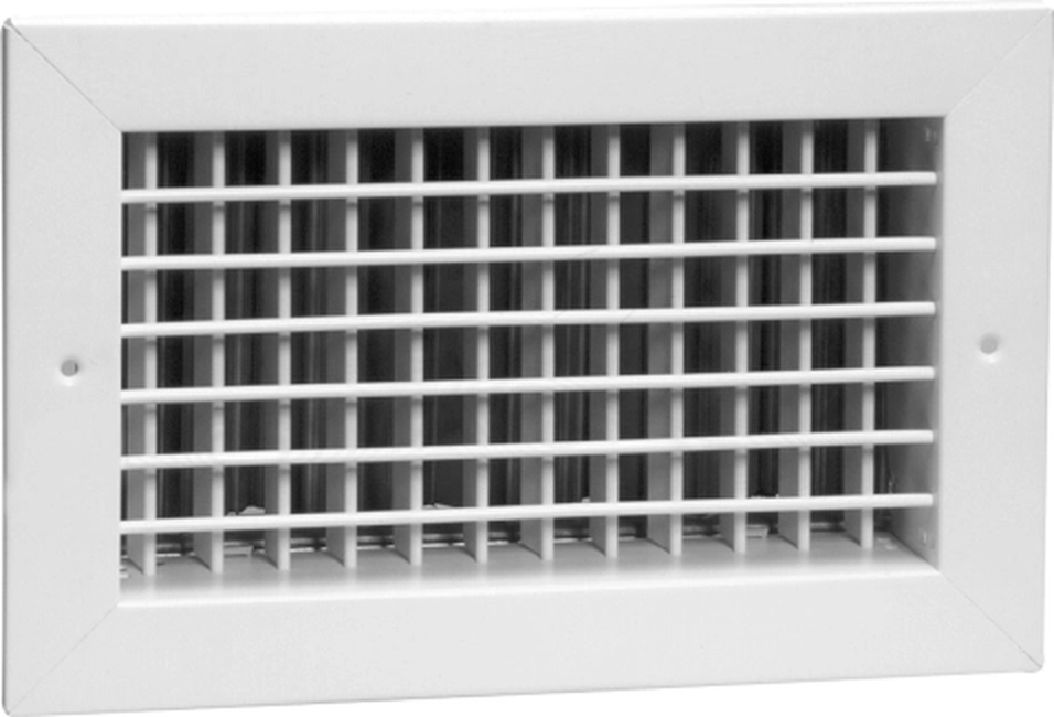 Aluminum Register, Adj Horizontal Blades with MS da...