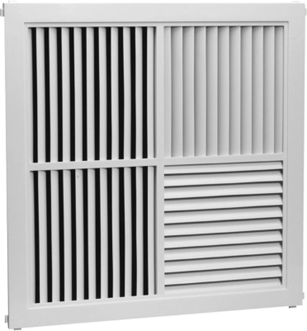 Aluminum Renovator Series Diffuser 4-way, Molded In...