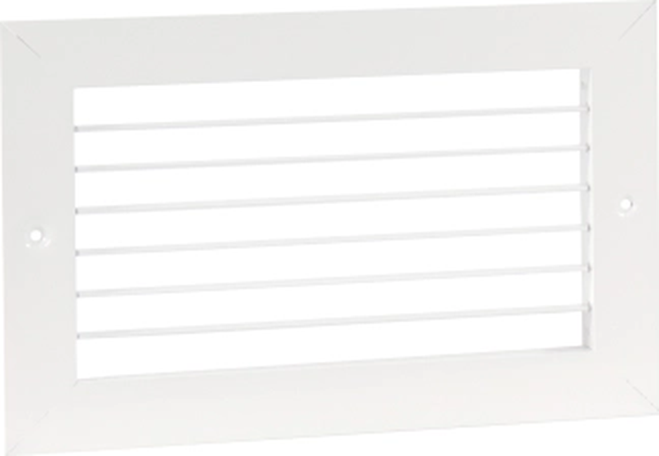 Aluminum Grille, 45-degree Fixed Blade