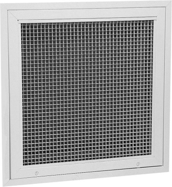 Aluminum Return Air Filter Grille 45 degree Fixed B...
