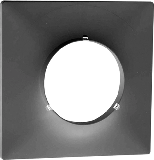 Square to Round Back Panel for RZ 4-Way T-bar Diffuser