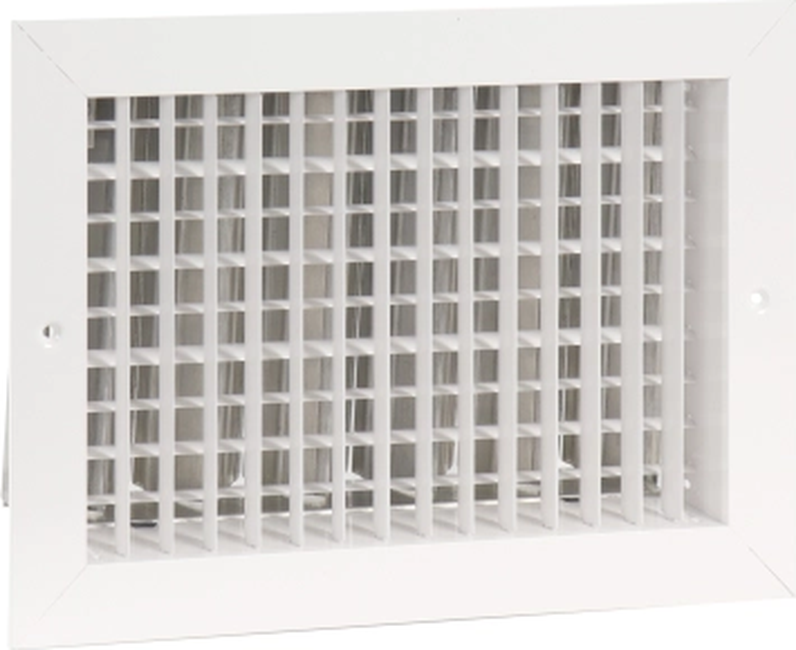 Aluminum Double Deflection Register, No damper