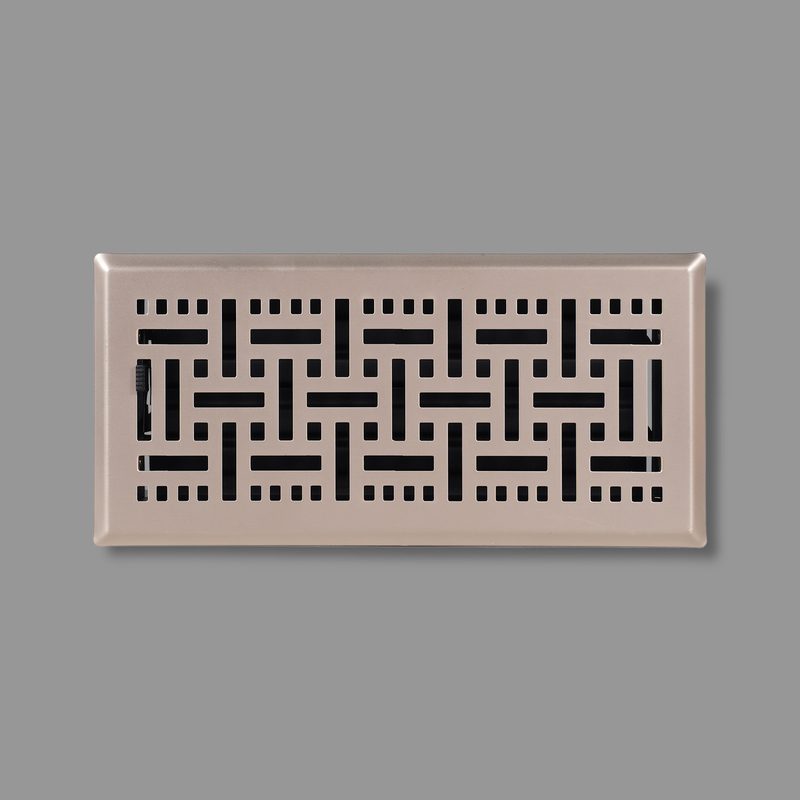 Woven Pattern Register, Rose Gold
