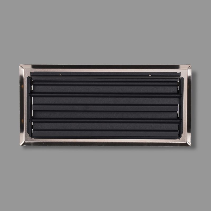 Straight Blade Register, Satin Nickel